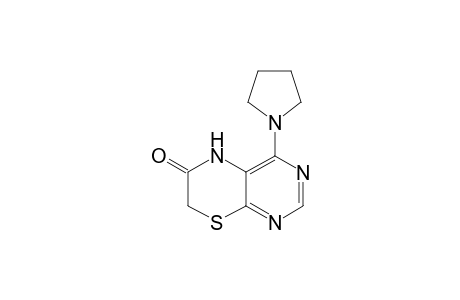 5H-Pyrimido[4,5-b][1,4]thiazin-6(7H)-one, 4-(1-pyrrolidinyl)-