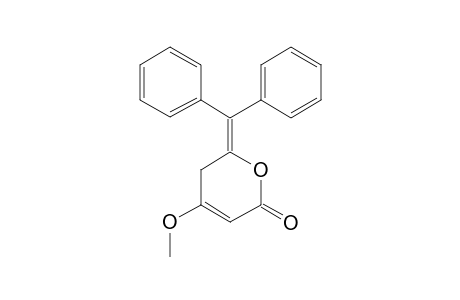 4-METHYOXY-6-DIPHENYLMETHYLEN-5,6-DIHYDRO-2H-PYRAN-2-ONE
