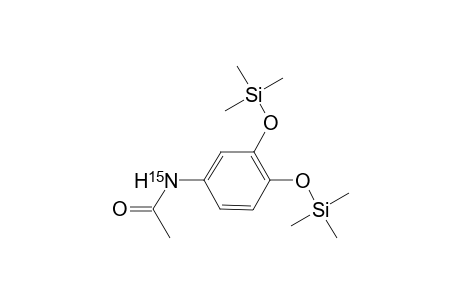15N-Acetyl-15N-[3,4-di(trimethylsiloxy)phenyl]amine