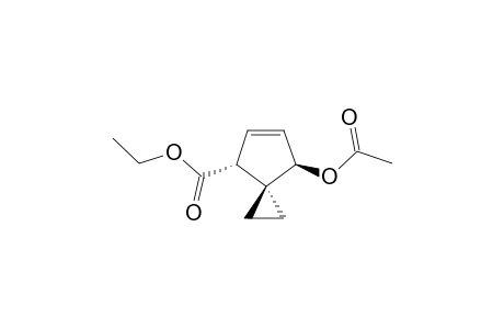 ETHYL-TRANS-7-ACETOXYSPIRO-[2.4]-HEPT-5-ENE-4-CARBOXYLATE