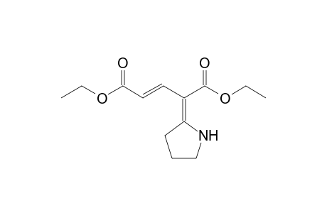 Diethyl E-4-[(Z)-pyrrolidin-2-ylidene]-2-pentenedioate