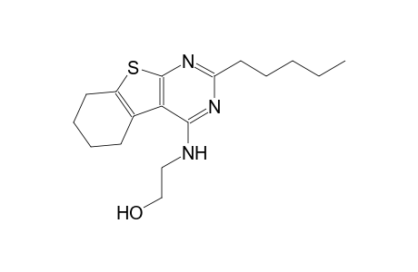 2-[(2-pentyl-5,6,7,8-tetrahydro[1]benzothieno[2,3-d]pyrimidin-4-yl)amino]ethanol