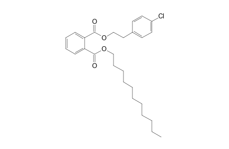 Phthalic acid, 2-(4-chlorophenyl)ethyl undecyl ester