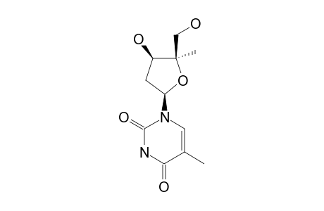 1-[(2R,4R,5R)-4-HYDROXY-5-HYDROXYMETHYL-5-METHYLTETRAHYDROFURAN-2-YL]-5-METHYL-1H-PYRIMIDINE-2,4-DIONE