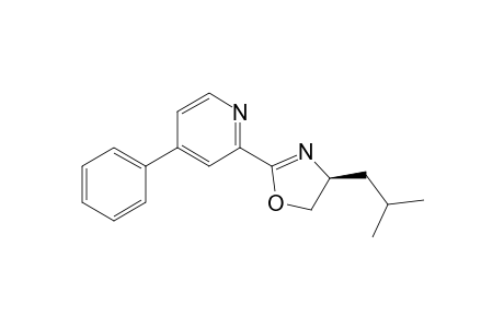(-)-4-(S)-(2-Methylpropyl)-2-(4-phenylpyridin-2-yl)oxazoline