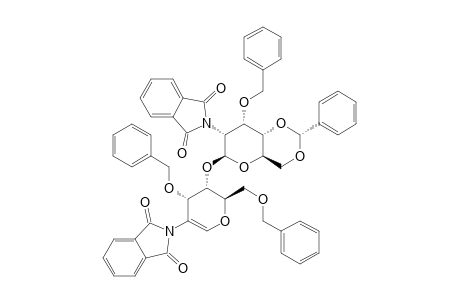 1,5-ANHYDRO-3,6-DI-O-BENZYL-4-O-(3-O-BENZYL-4,6-O-BENZYLIDENE-2-DEOXY-2-PHTHALIMIDO-BETA-D-ALLOPYRANOSYL)-2-DEOXY-2-PHTHALIMIDO-D-RIBO-HEX-1-ENITOL
