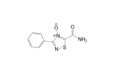 4-Oxidanidyl-3-phenyl-1,2,4-thiadiazol-4-ium-5-carboxamide