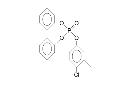 6-(4-Chloro-3-methyl-phenoxy)-dibenzo(D,F)(1,3,2)dioxaphosphepin 6-oxide