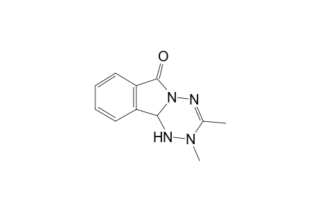 1,2-Dihydro-2,3-dimethyl-1,2,4,5-tetrazino[6,1-a]isoindol-6(10bH)-one