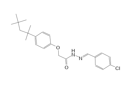 acetic acid, [4-(1,1,3,3-tetramethylbutyl)phenoxy]-, 2-[(E)-(4-chlorophenyl)methylidene]hydrazide