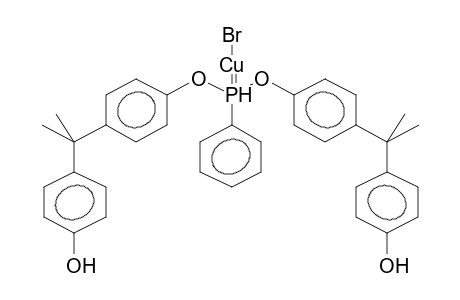O,O-BIS[4-(2-PARA-HYDROXYPHENYLPROP-2-YL)PHENYL]PHENYLPHOSPHONITE-COPPER BROMIDE COMPLEX