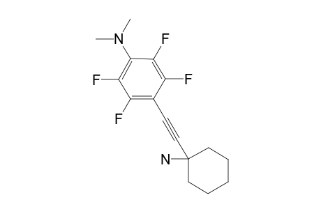 1-[4-(N,N-Dimethylamino)-2,3,5,6-tetrafluorophenyl)ethynyl]-1-cyclohexylamine