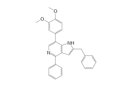 2-Benzyl-4-phenyl-7-(3,4-dimethoxyphenyl)-1H-pyrrolo-[3,2-c]pyridine