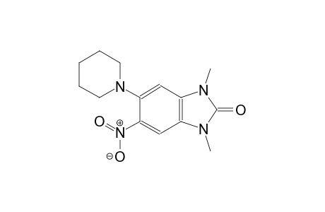 2H-benzimidazol-2-one, 1,3-dihydro-1,3-dimethyl-5-nitro-6-(1-piperidinyl)-