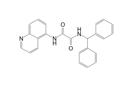 ethanediamide, N~1~-(diphenylmethyl)-N~2~-(5-quinolinyl)-
