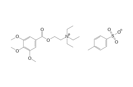 (2-hydroxyethyl)triethylammonium p-toluenesulfonate, 3,4,5-trimethoxybenzoate