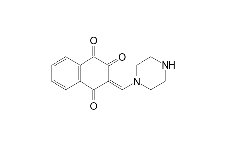(Z)-3-(Piperazin-1-ylmethylene)naphthalene-1,2,4(3H)-trione