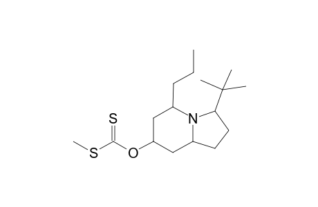 (5E,(E)-octahydro-3-n-butyl-5-n-propyl-indolizin-7-ol S-methyl dithiocarbonate