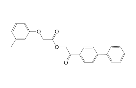 2-[1,1'-Biphenyl]-4-yl-2-oxoethyl (3-methylphenoxy)acetate