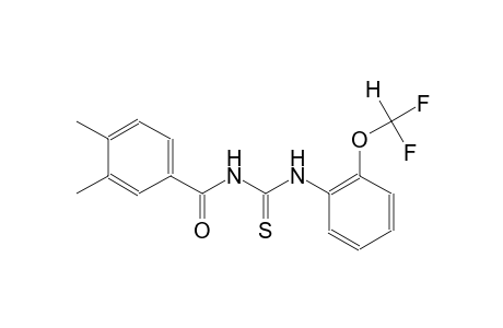 N-[2-(difluoromethoxy)phenyl]-N'-(3,4-dimethylbenzoyl)thiourea