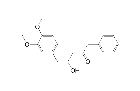 5-(3,4-dimethoxyphenyl)-4-hydroxy-1-phenyl-2-pentanone