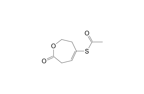 5-Acetylthio-6,7-dihydro-2(3H)-oxepinone