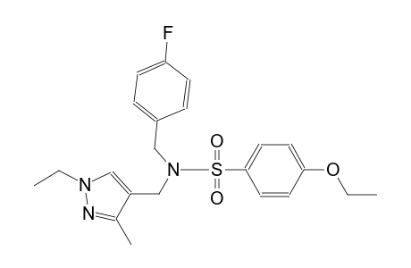 benzenesulfonamide, 4-ethoxy-N-[(1-ethyl-3-methyl-1H-pyrazol-4-yl)methyl]-N-[(4-fluorophenyl)methyl]-