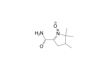 4,5,5-trimethyl-1-oxidanidyl-3,4-dihydropyrrol-1-ium-2-carboxamide