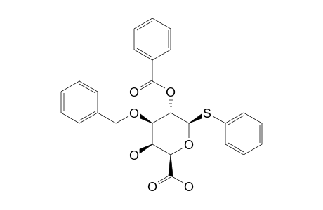 PHENYL-2-O-BENZOYL-3-O-BENZYL-1-THIO-BETA-D-GALACTOPYRANOSIDURONIC-ACID