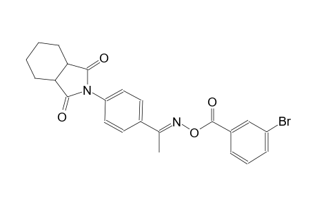 1H-isoindole-1,3(2H)-dione, 2-[4-[(1E)-1-[[(3-bromobenzoyl)oxy]imino]ethyl]phenyl]hexahydro-