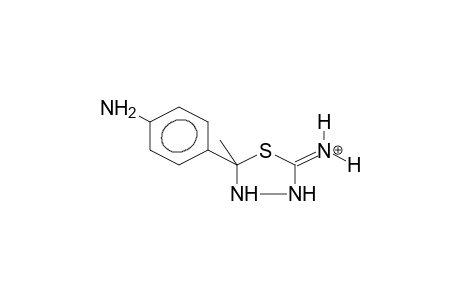 2-(PARA-AMINOPHENYL)-2-METHYL-5-IMINO-1,3,4-THIADIAZOLIDINE, PROTONATED