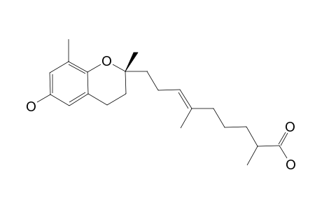 9-(3,4-DIHYDRO-6-HYDROXY-2,8-DIMETHYL-2H-1-BENZOPYRAN-2-YL)-2,6-DIMETHYL-(6E)-NONENOIC-ACID