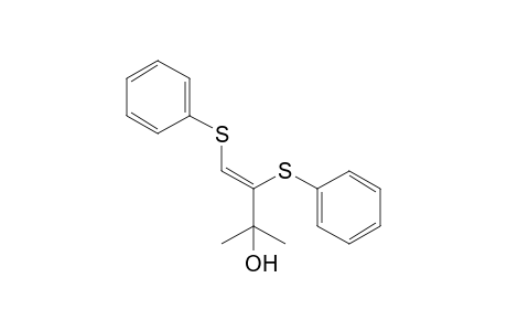 (Z)-2-Methyl-3,4-bis(phenylthio)but-3-en-2-ol
