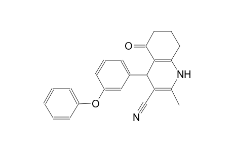 2-methyl-5-oxo-4-(3-phenoxyphenyl)-1,4,5,6,7,8-hexahydro-3-quinolinecarbonitrile