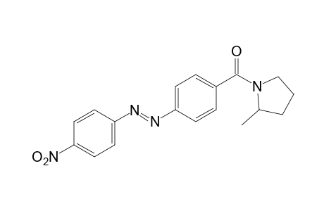 2-METHYL-1-{p-[(p-NITROPHENYL)AZO]BENZOYL}PYRROLIDINE