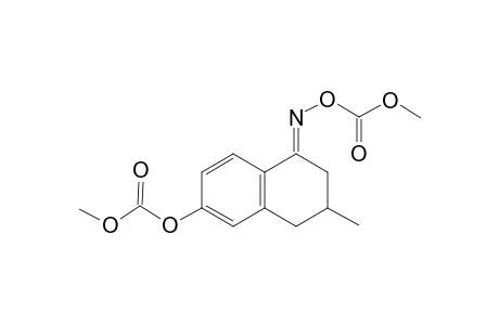 (1E)-6-[(Methoxycarbonyl)oxy]-1-([(methoxycarbonyl)oxy]imino)-3-methyl-1,2,3,4-tetrahydronaphthalene