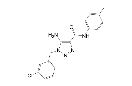 1H-1,2,3-triazole-4-carboxamide, 5-amino-1-[(3-chlorophenyl)methyl]-N-(4-methylphenyl)-
