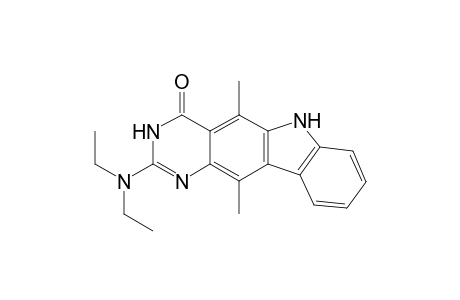 2-Diethylamino-5,11-dimethyl-6H-pyrimido[5,4-b]carbazol-4(3H)-one