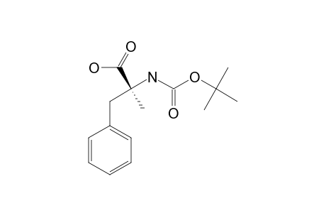 (S)-2-(((1,1-DIMETHYL)-ETHOXYCARBONYL)-AMINO)-2-METHYL-3-PHENYLPROPANOIC_ACID