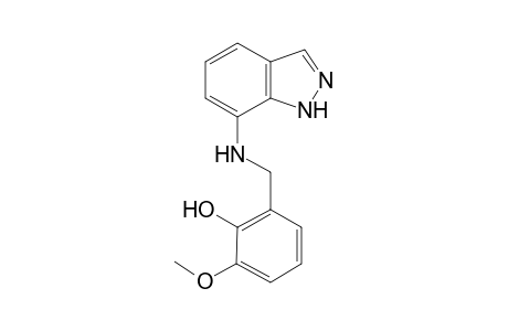 Phenol, 2-[(1H-indazol-7-ylamino)methyl]-6-methoxy-
