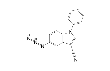 5-Azido-3-cyano-1-phenylindole