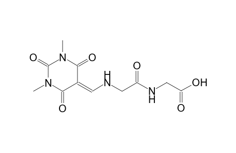 [({[(1,3-dimethyl-2,4,6-trioxotetrahydro-5(2H)-pyrimidinylidene)methyl]amino}acetyl)amino]acetic acid
