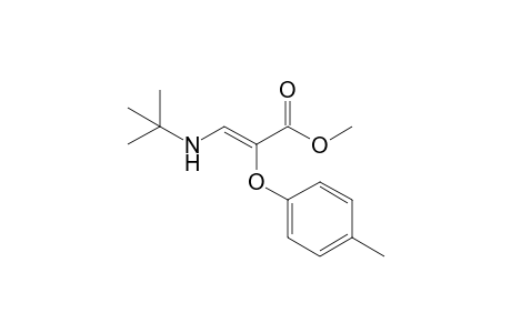 Methyl 3-(tert-butylamino)-2-(4-methylphenoxy)acrylate