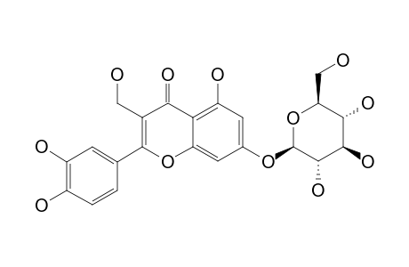 PEDUNCULOSIMOSIDE_G;OPHIOGLONOL_7-O-BETA-D-GLUCOPYRANOSIDE