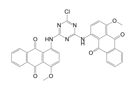 9,10-Anthracenedione, 1,1'-[(6-chloro-1,3,5-triazine-2,4-diyl)diimino]bis[4-methoxy-