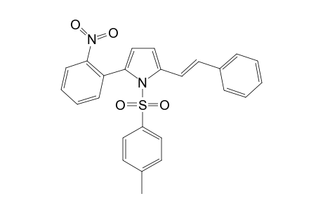 5-(ORTHO-NITROPHENYL)-2-STYRYL-1-TOSYLPYRROLE