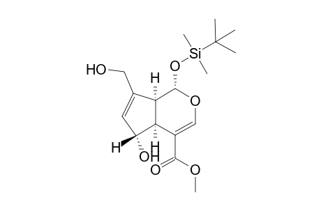 Methyl (1S,5S,6R,9S)-1-(t-Butyldimethylsilyloxy)-6-hydroxy-8-hydroxymethyl-2-oxabicyclo[4.3.0]nona-3,7-diene-4-carboxylate