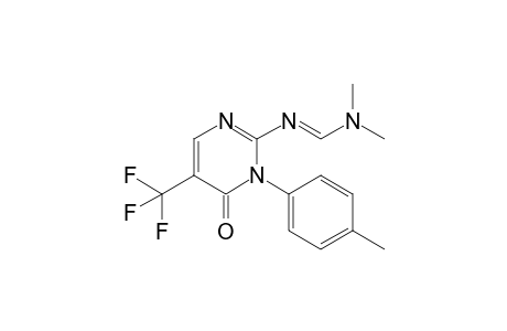 2-[(N,N-Dimethylaminomethylen)amino]-5-trifluoromethyl-3-p-tolylpyrimidin-4(3H)-one