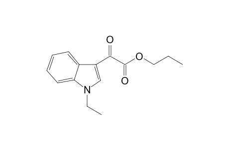 Propyl N-ethyl-indol-3-yl-glyoxalate