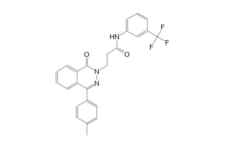 3-(4-(4-methylphenyl)-1-oxo-2(1H)-phthalazinyl)-N-[3-(trifluoromethyl)phenyl]propanamide